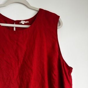 💫organic linen💫 Eileen Fisher linen tank